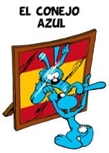 el conejo azul icone