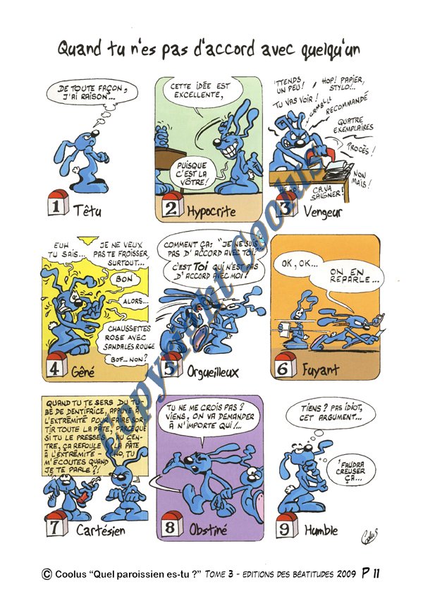 Copyright QPET-126 Quand tu n es pas d accord avec quelqu'u