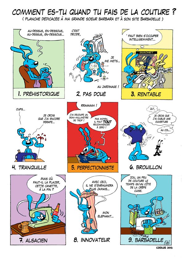 QPET 170 quand tu fais de la couture - Barbadelle