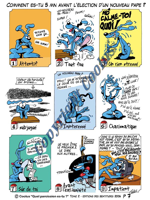 copyright QPET-101 5mn avant l élection d un nouveau pape