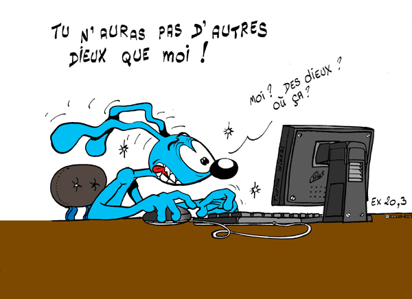 carême 3ème dimanche année B Lapin bleu Coolus